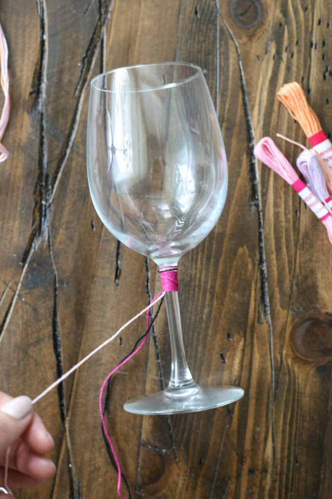 Friendship Bracelet Wine Glasses Helpful Homemade