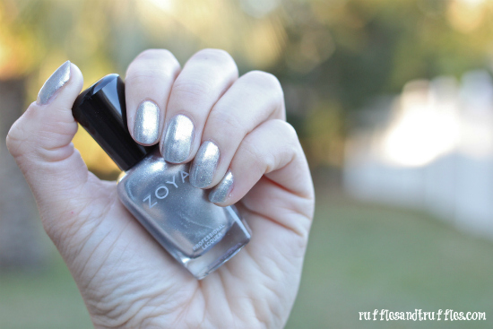 Zoya nail polish Trixie silver