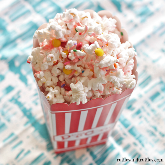 party popcorn with chocolate and sprinkles 2