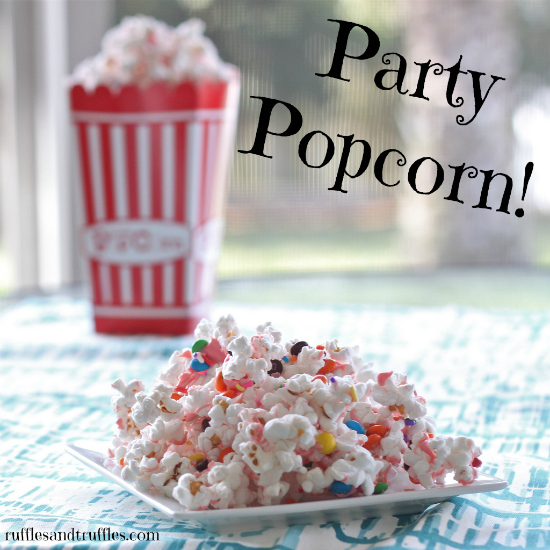 party popcorn with chocolate and sprinkles 6