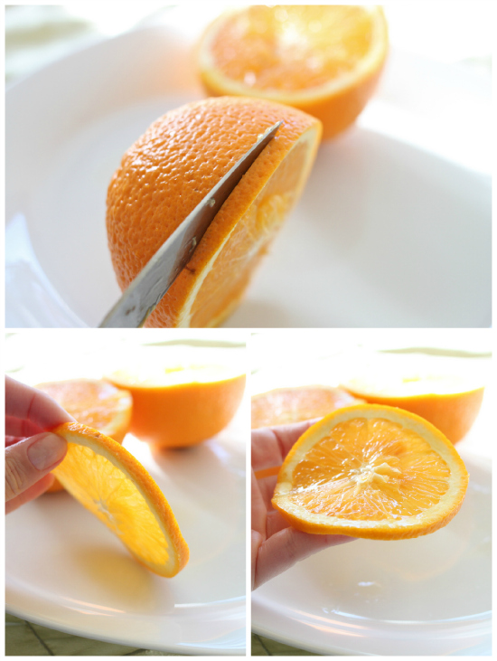 Cutting Orange Rind