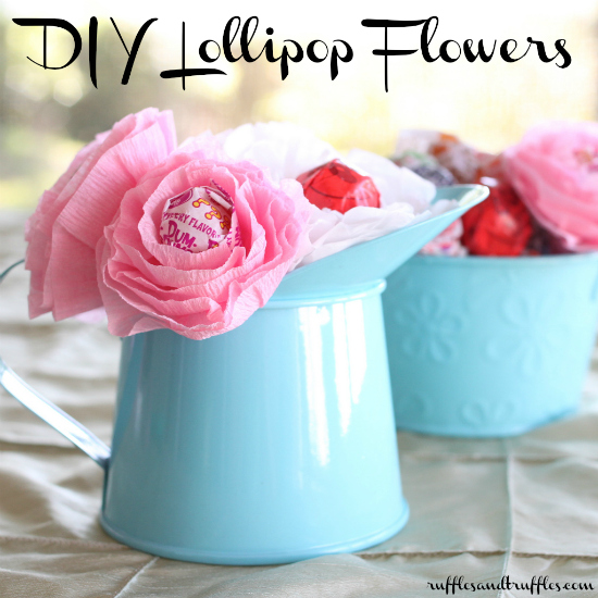 DIY Lollipop Flowers tutorial
