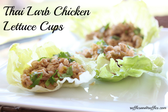 Thai Larb Chicken Lettuce Cups Steamy Kitchen 4