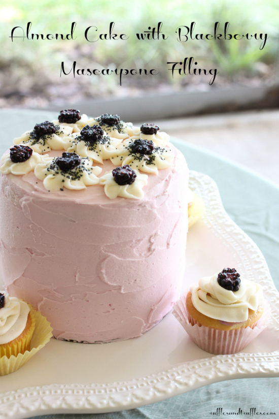 almond cake blackberry mascarpone