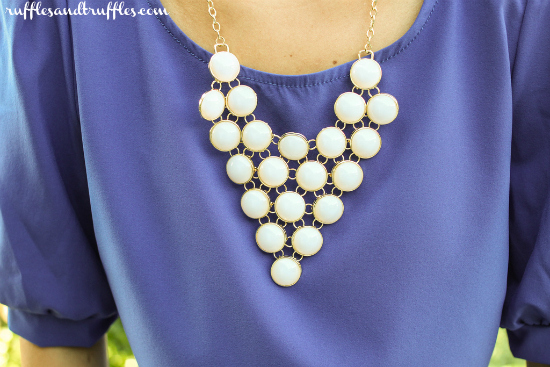 Denimianco bubble necklace