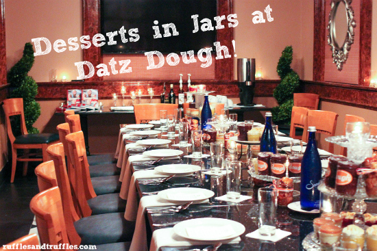 Desserts in Jars at Datz Dough