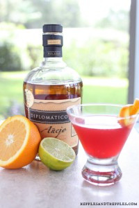 Raspberry Orange Rum Cocktail for National Rum Day!