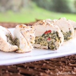 Spinach Artichoke Stuffed Chicken