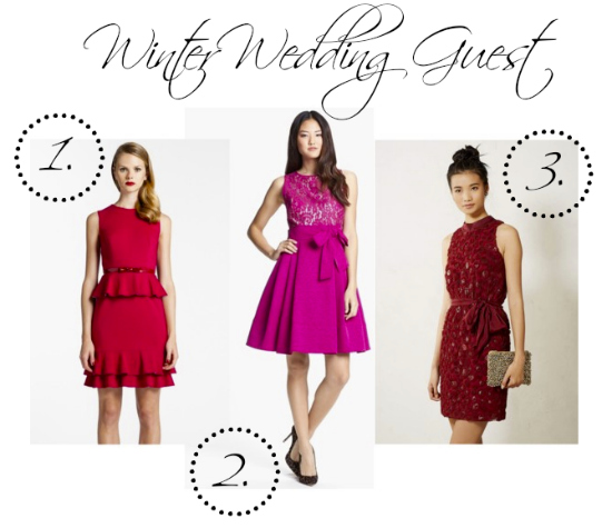 red and pink holiday dresses