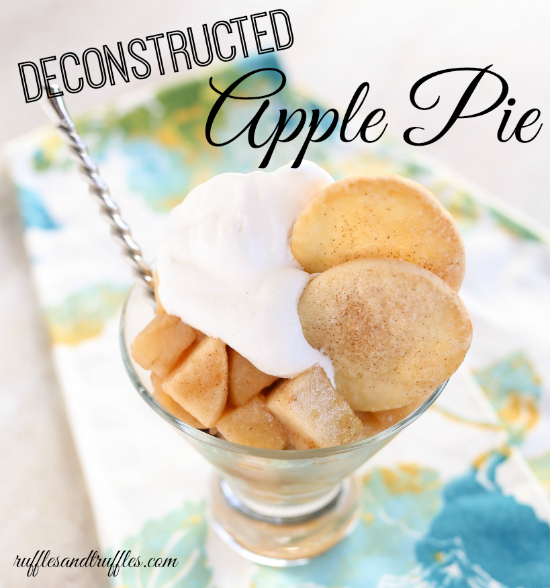 deconstructed apple pie
