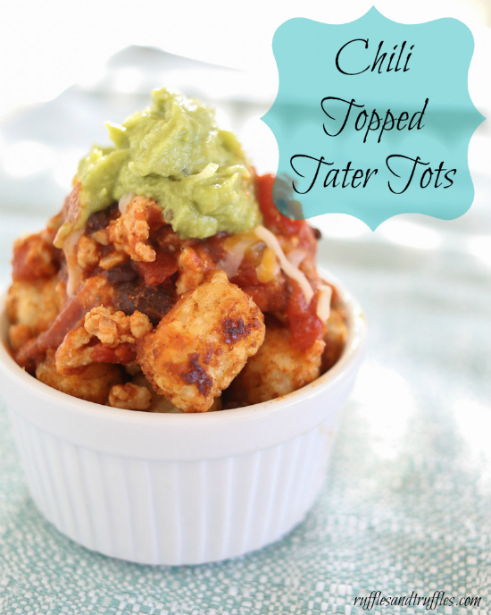 Chili Topped Tater Tots