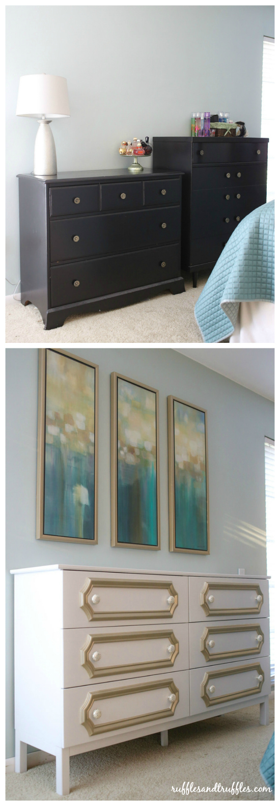 dressers before and after