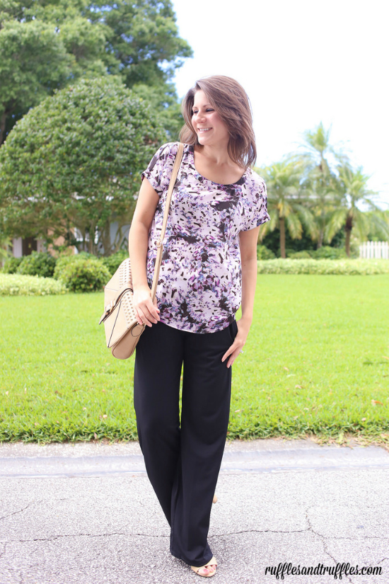 floral print top outfit