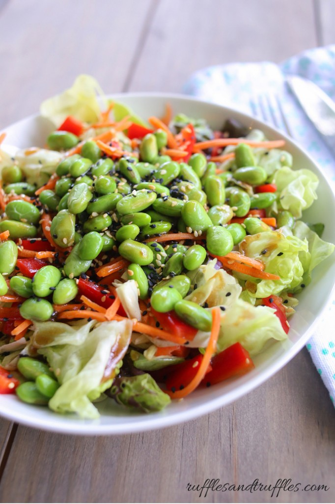 Sesame Salad with Edamame ChooseDreams WeekdaySupper Helpful Homemade
