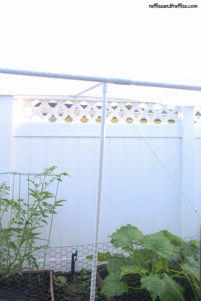 Protecting the garden with a shade/screen - Helpful Homemade