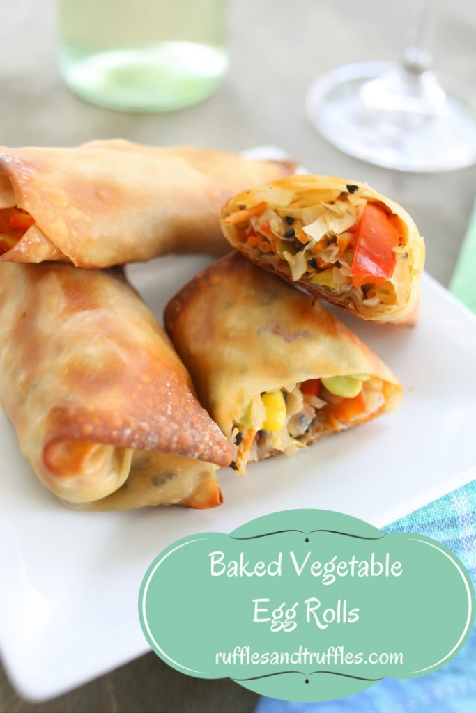 Baked Vegetable Egg Rolls Helpful Homemade