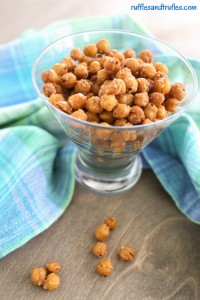 parmesan garlic oven roasted chickpeas