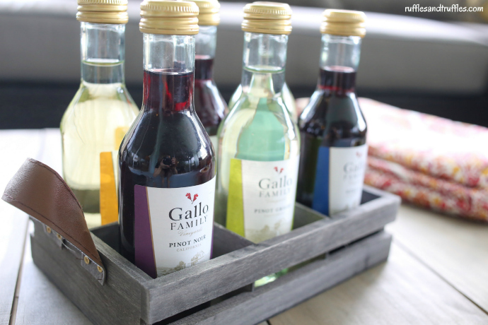 Gallo Family Vineyards mini bottles