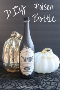 DIY Halloween Poison Bottle