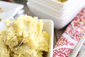 Goat Cheese and Rosemary Mashed Potatoes