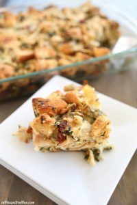 Spinach, Artichoke, Brie, and Sundried Tomato Stuffing