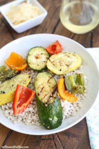 Grilled Vegetable Barley Bowls