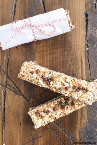 Chocolate Coconut Granola Bars