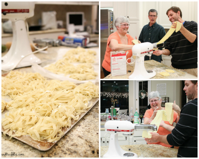 Pasta making party