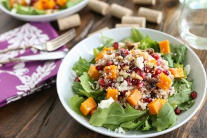 Roasted Squash and Wild Rice Salad