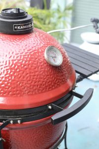 Grilled Fruit Kabobs with fresh whipped cream