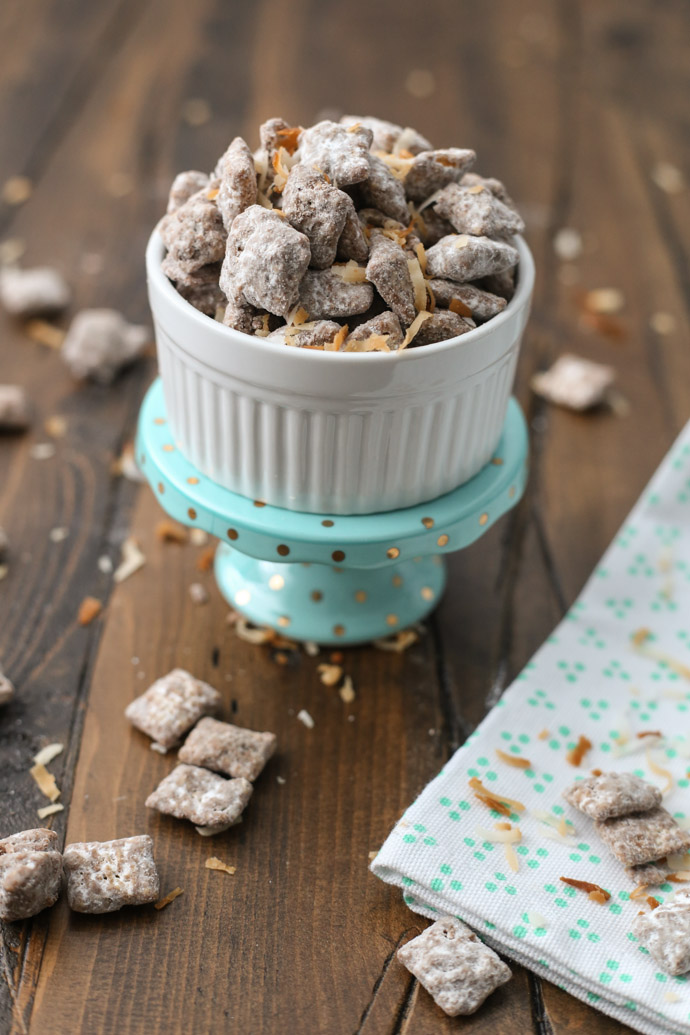 Toasted Coconut Puppy Chow