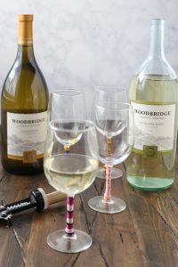 Friendship Bracelet Wine Glasses