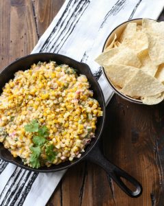 Cheesy Grilled Corn Dip