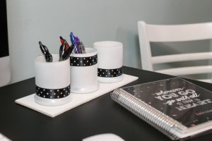 DIY Pen and Office Supply Organizer