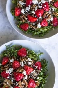 Quick Pickled Strawberry Salad