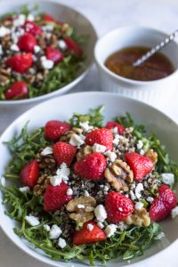 Quick Pickled Strawberry Salad