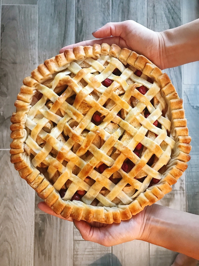 cranberry apple pie