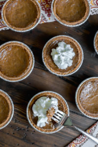 Dairy Free Mini Pumpkin Pies