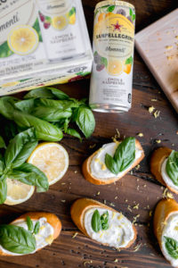Whipped Ricotta Toasts with Lemon and Basil