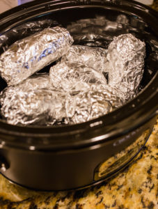 Samosa Baked Potatoes