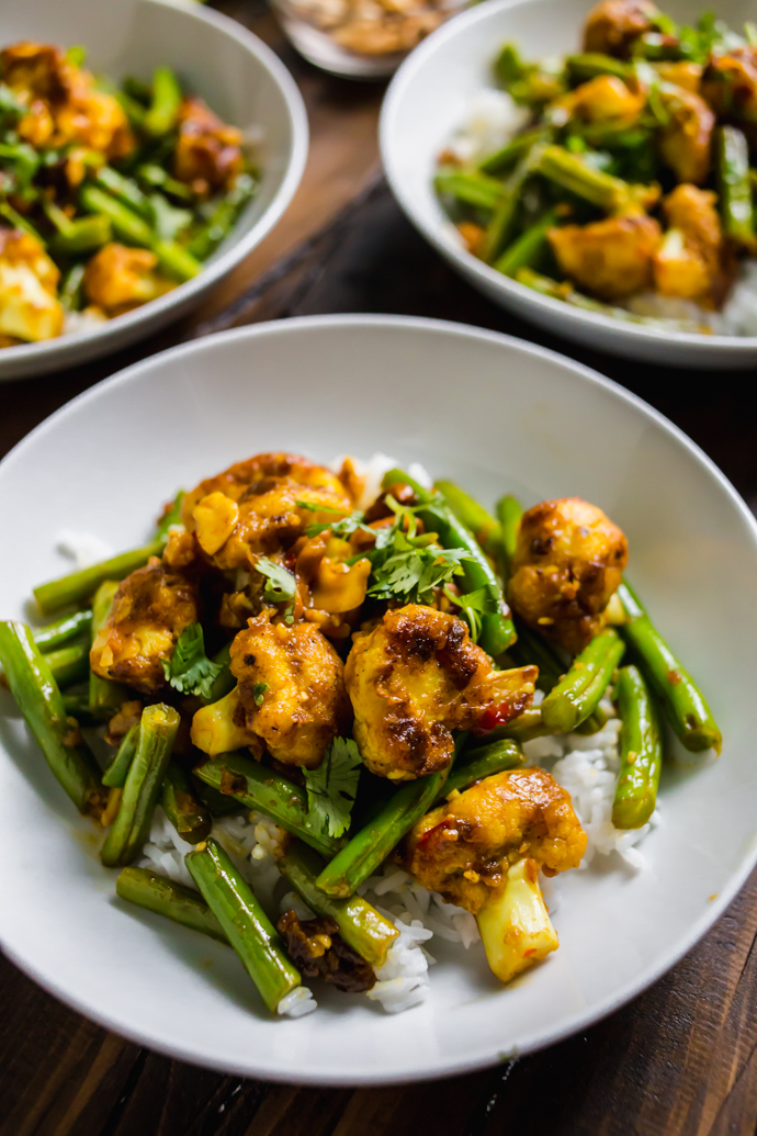 Spiced Cauliflower and Green Beans Helpful Homemade